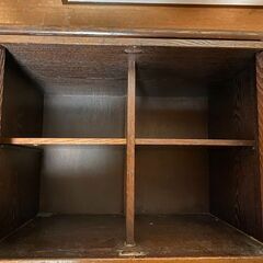 レトロ 木製テレビ台の画像
