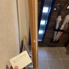 1✖️4木材、カーテンレール、ラブリコの画像