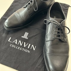 ランバンコレクションLANVINストレートチップビジネスシューズ...