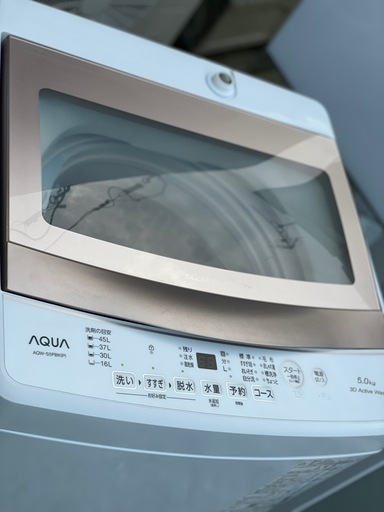 送料・設置込み可　洗濯機　5kg AQUA 2023年【分解クリーニング済み】