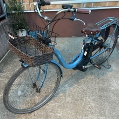 YAMAHA PAS WITH 電動アシスト自転車 青色