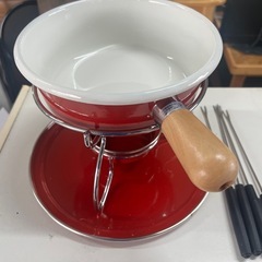 【美品】チーズフォンデュ鍋セット