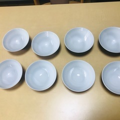 ボーダーお茶碗8個組の画像