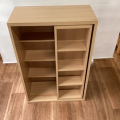 本棚スライド式【町田市再生家具】250532の画像