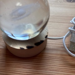 クリスタルボール USB照明台座付の画像