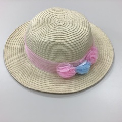 ☀️麦わら風　帽子👒　48cm