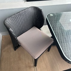 ガーデンテーブルセットの画像