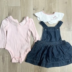 80 GAP ロンパース　ワンピース