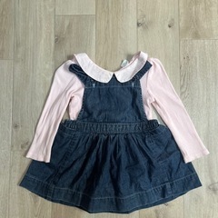 80 GAP ロンパース　ワンピースの画像