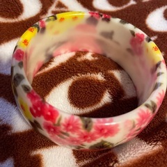夏先取りSALE✨フラワープリント バングルの画像