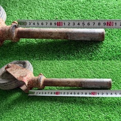メーカー不明 管理機 補助輪 型式不明 尾輪 ゴム車輪 移動輪 ロータリー パーツ 動作確認済の画像