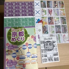 どこでもバスマップ　すごろく　京都めぐりの画像