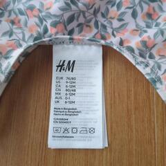 H&M 水着　女の子　70〜80cmくらいの画像