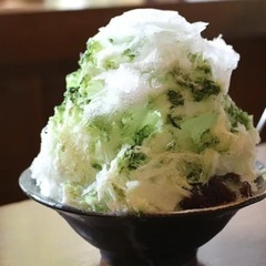 かき氷を作るだけ🍧メニューも少ないので誰でも出来ます🌈別事業の店舗の空きスペースでの販売です(ネイル　髪色　ピアス自由)の画像