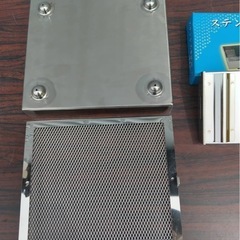 おそらく未使用　ステンレス香炉皿セット 線香皿 ナカムラ商事の画像