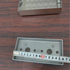 おそらく未使用　ステンレス香炉皿セット 線香皿 ナカムラ商事の画像