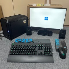 受け渡し予定者決定　ゲーミングPC&周辺機器フルセットの画像