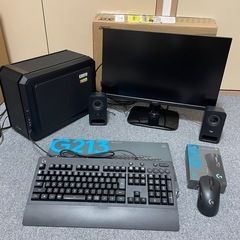 受け渡し予定者決定　ゲーミングPC&周辺機器フルセットの画像