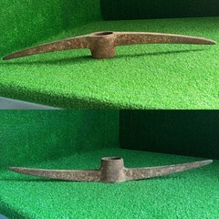 刻印あり 両つるはし ツルハシ 頭のみ
