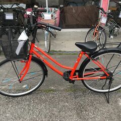 ★ジモティー割あり★KJ10156  軽快車 26インチ オレン...