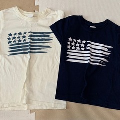 男児 夏服 100＆120センチ リンクコーデ2組セット