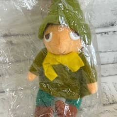 B794 未開封 楽しいムーミン一家 スナフキンぬいぐるみ ぎふしん 非売品 ニョロニョロ 陶器調味料入れの画像