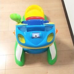 トイザらス よくばり子供運転手 ハンドルおもちゃ　イス付きの画像