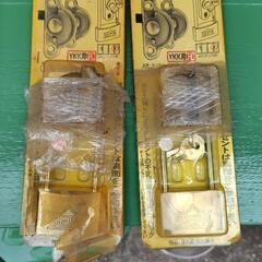 防犯グッズ南京錠2個セットの画像