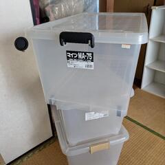 コロ付き　収納ケース　衣装ケース　深型
