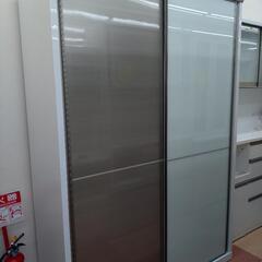 ★ジモティー割引有★ 松田家具 スライド扉キッチンボード ホワイ...