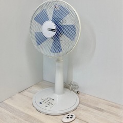 ユアサ　リモコン付き扇風機　YT3218E6W