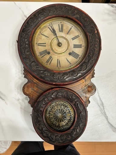 アンティーク　柱時計　6/20まで