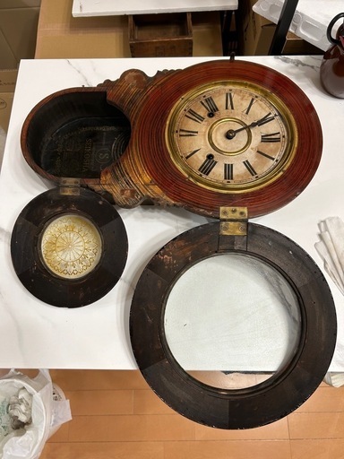 アンティーク　柱時計　6/20まで