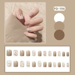ネイルチップ 3D爪 24枚入 ショート　ロング　つけ爪　ファッションネイルの画像