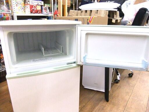 冷蔵庫 96L 2ドア 2014年製 Elabitax ER-106HG 一人暮らし 電気冷凍