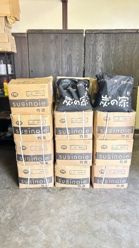 竹炭(バラ) 600g×115袋