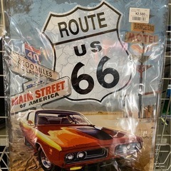 【7E22⑤】ROUTE66 プレート