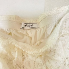  Delyle NOIR🌸レース ヒラヒラ ズボンの画像