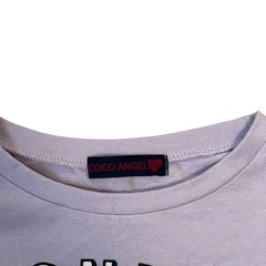パープル 5分袖 Tシャツ パープル 140cmの画像