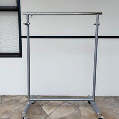 縦横伸縮　ハンガーラック　パイプハンガー　縦横伸縮