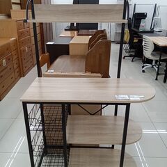 ★ジモティ割あり★  収納ラック ベージュ H150×D42×W...