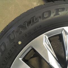 A487 A488 新車外し ランクル300 ZX 純正 ホイール ダンロップ GRANDTREK PT5A 265/55R20 24年製 夏タイヤ 20×8J 139.7 直接引取可 石狩市の画像