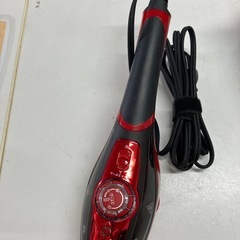 O 2505-630 SteamQ プラス パワフルハンディスチーマー JSE-4874-RP ルビーレッド 通電確認済み 年式不明 中古美品の画像