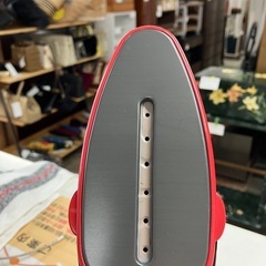 O 2505-630 SteamQ プラス パワフルハンディスチーマー JSE-4874-RP ルビーレッド 通電確認済み 年式不明 中古美品の画像