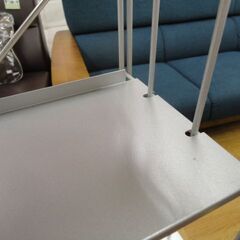 キャスター付き 6段 スチールラック 幅60.5㎝×奥行24.5㎝×高さ99.5㎝ 収納棚 本棚 西岡店の画像