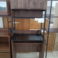 ★ジモティ割あり★ タカシン家具 レンジボード ダークブラウン ...