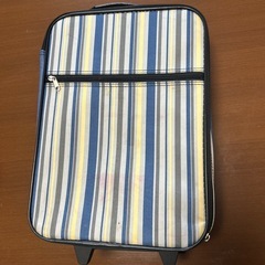 ブルー　ストライプ柄