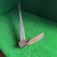 鍬 くわ 古道具 古鉄 全長約92㌢の画像