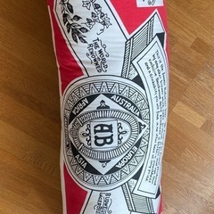 【昭和レトロ】バドワイザー 円柱型クッションの画像