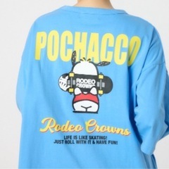 【ほぼ未着用】RODEO CROWNS▶︎サンリオコラボワンピース/ポチャッコの画像